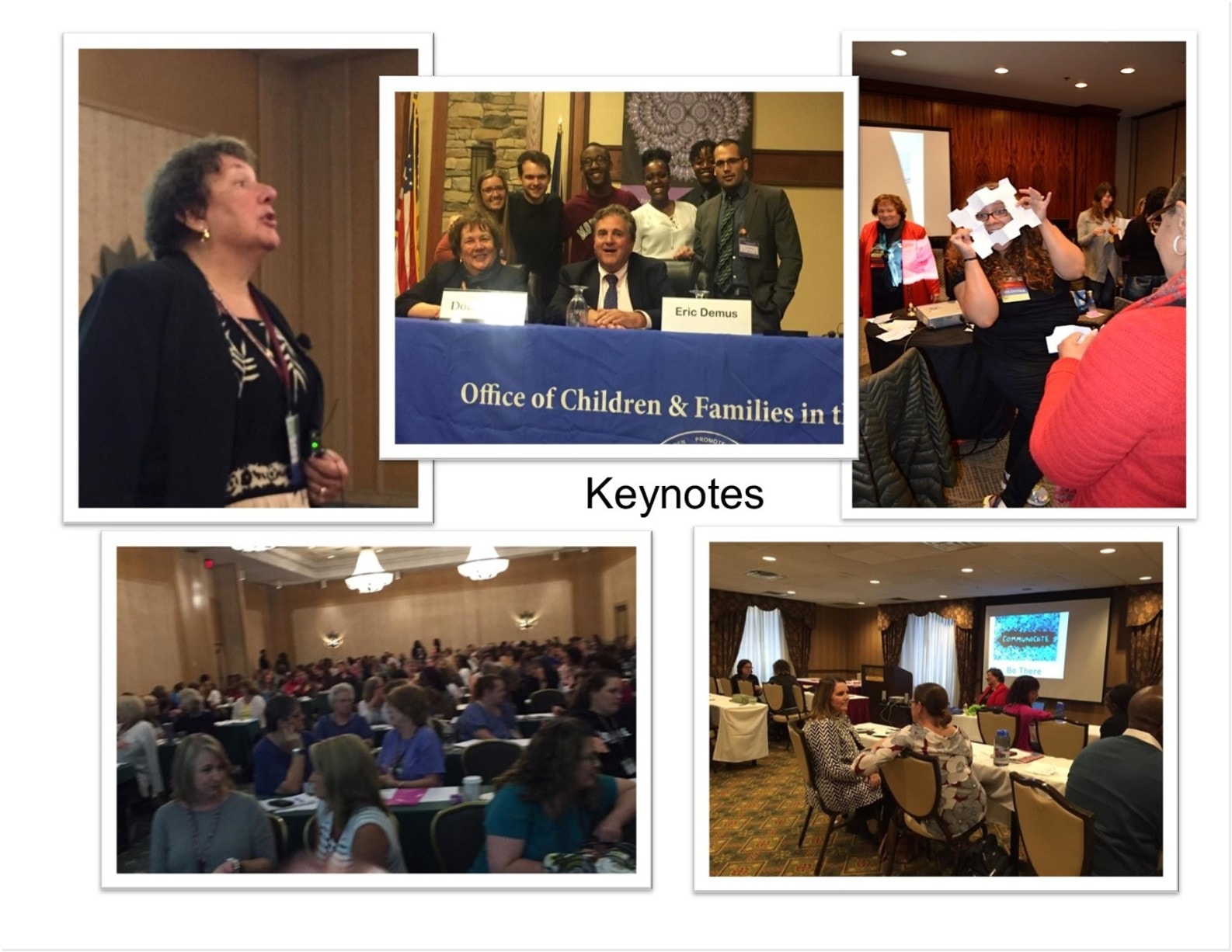 Dr. Mary Jo Podgurski presenting and connecting with audiences